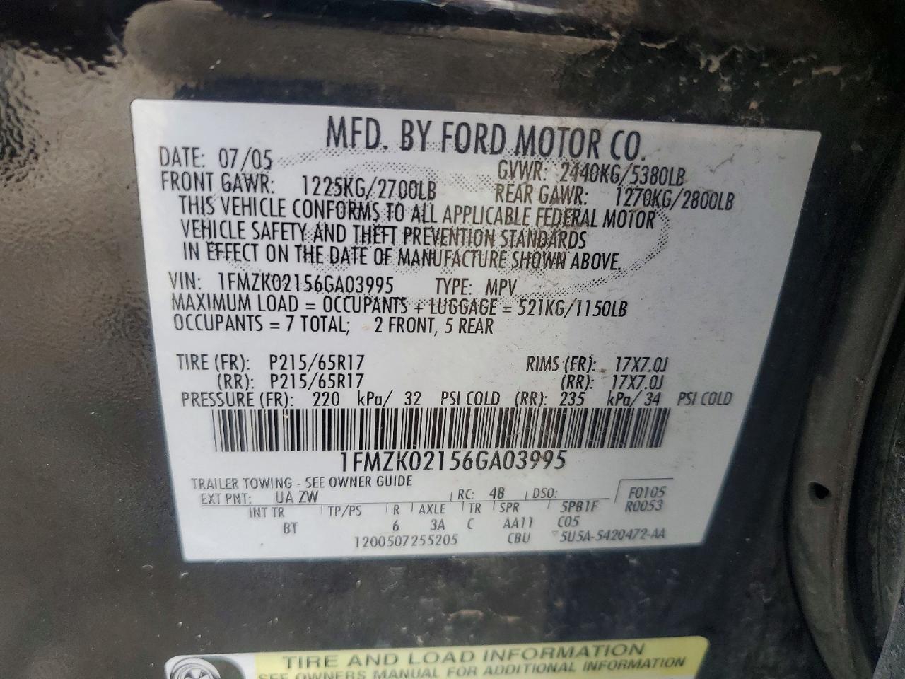 Ford Freestyle Sel