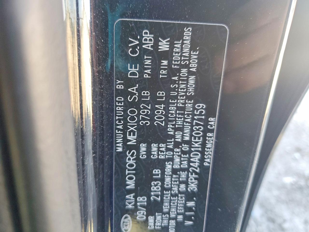 Kia Forte Lxs