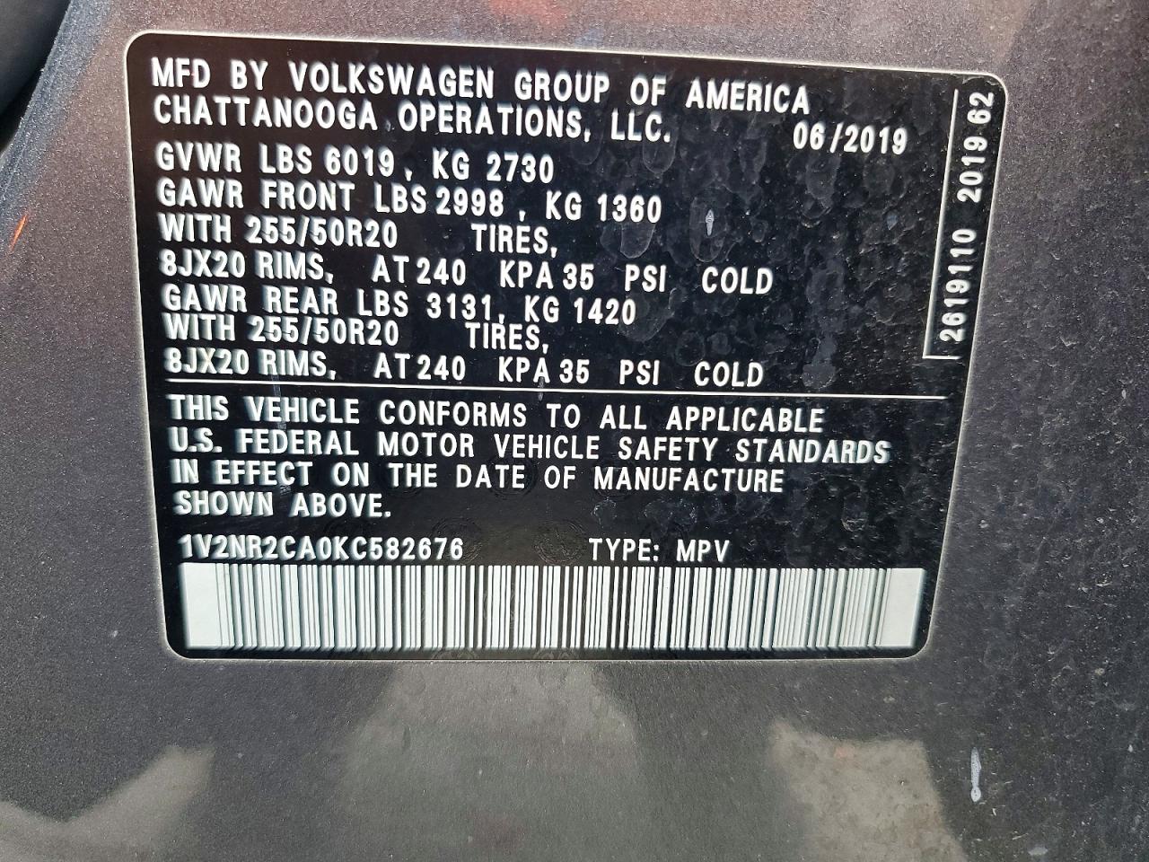 Volkswagen Atlas Sel Premium