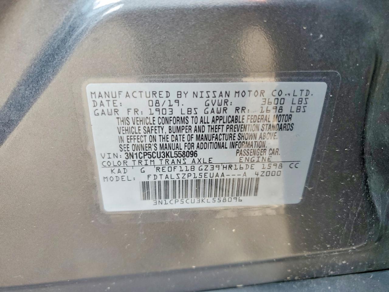 Nissan Kicks Sv