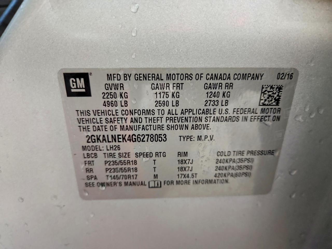 GMC Terrain Sle