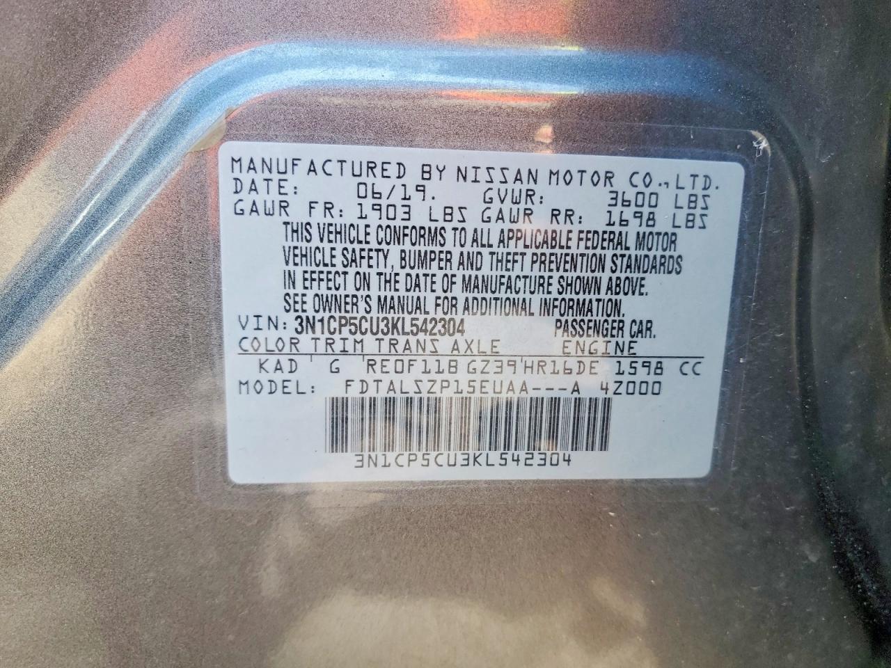 Nissan Kicks Sv
