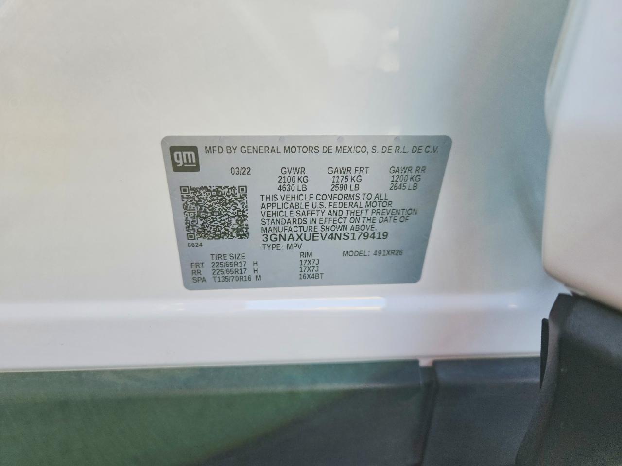 Chevrolet Equinox Lt