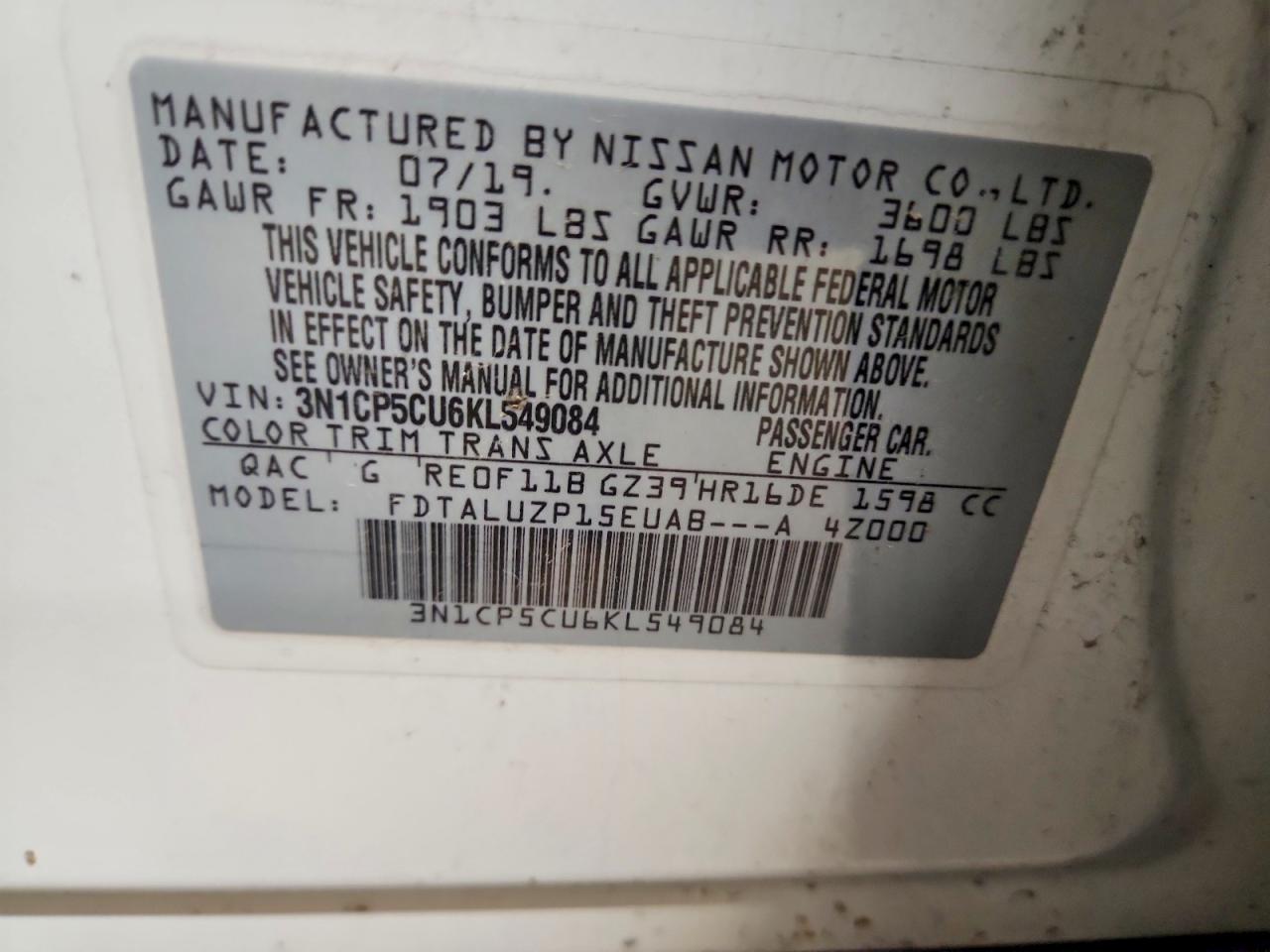 Nissan Kicks Sr
