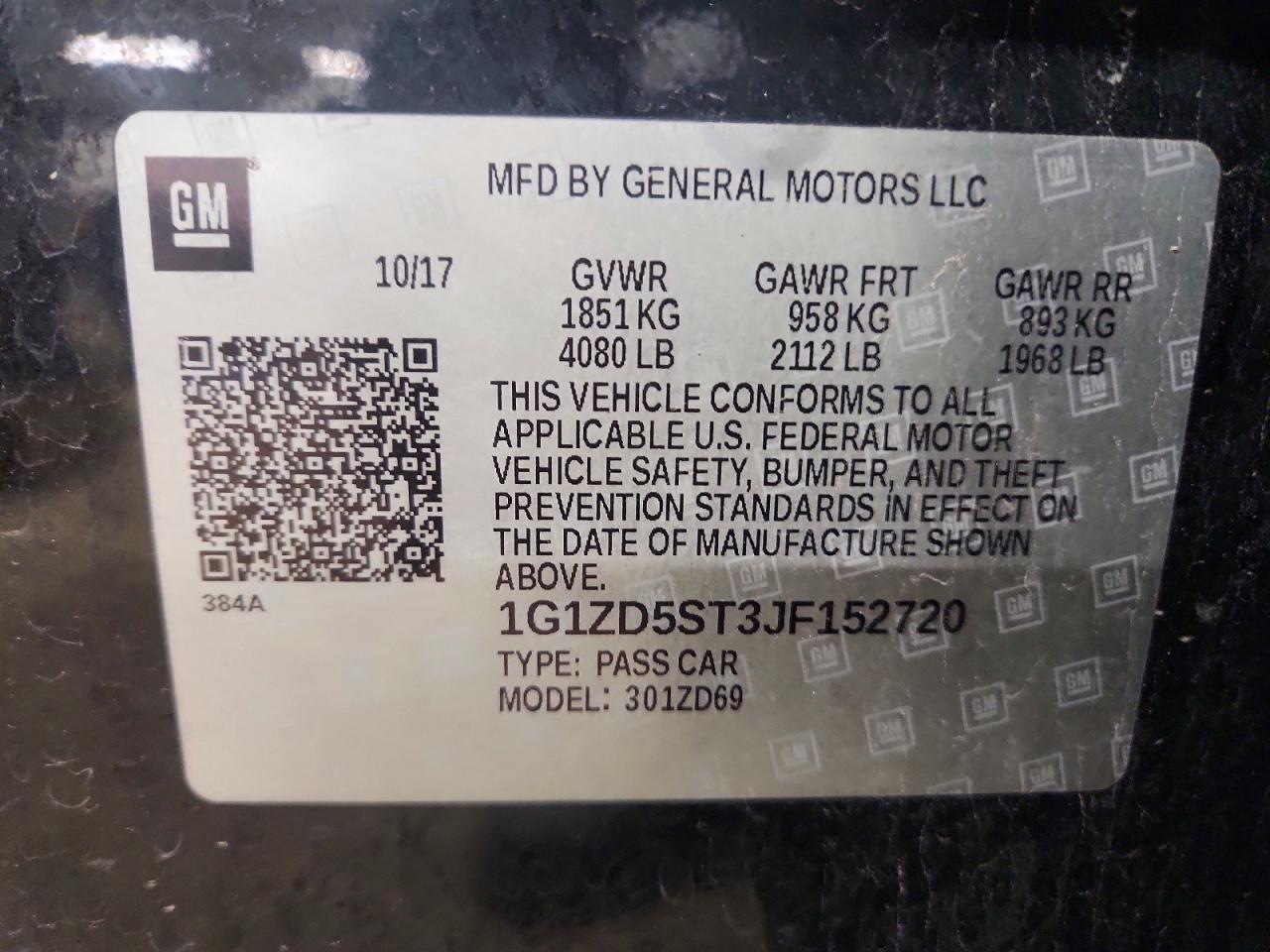 Chevrolet Malibu Lt