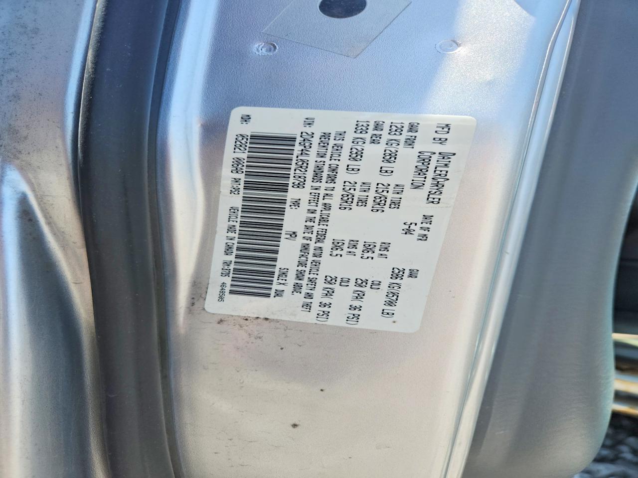 Dodge Caravan Sxt