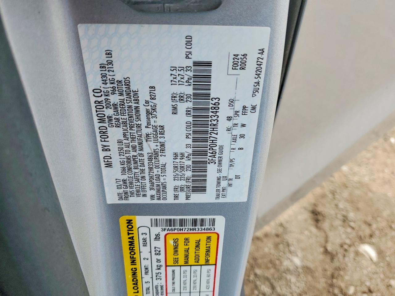 Ford Fusion Se