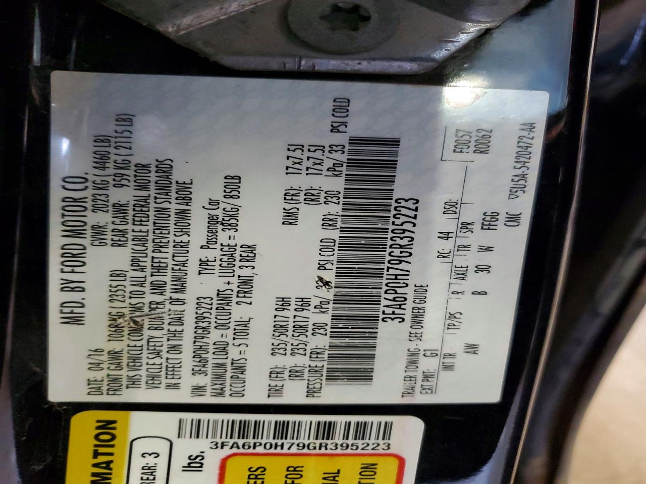 Ford Fusion Se