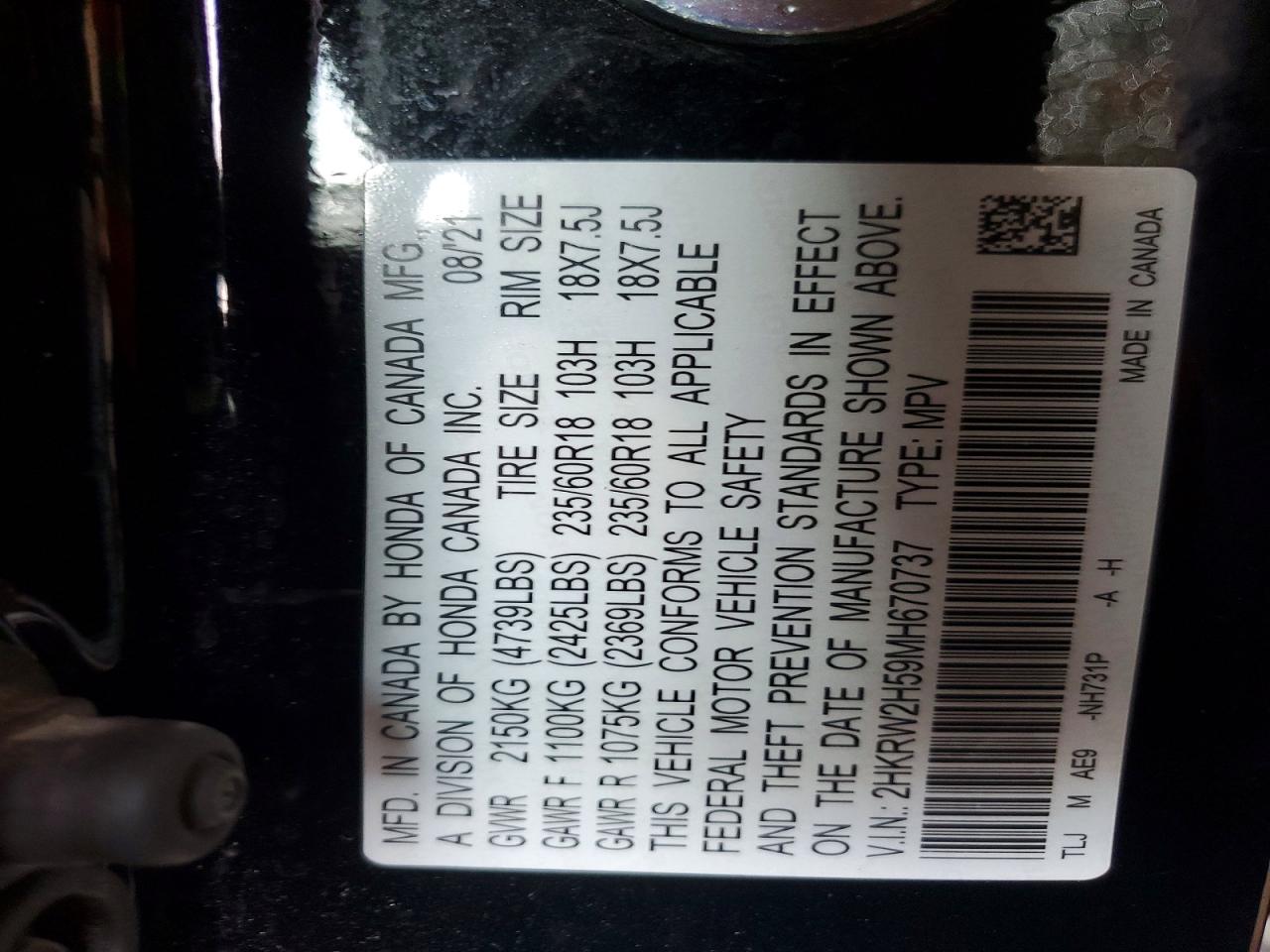 Honda Crv Ex