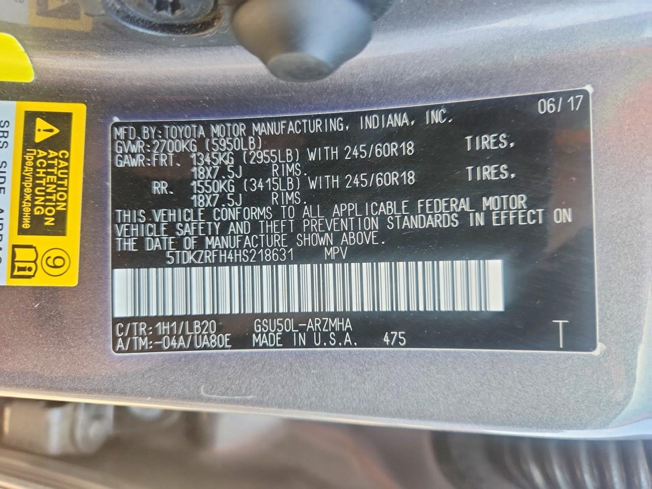 Toyota Highlander Xle