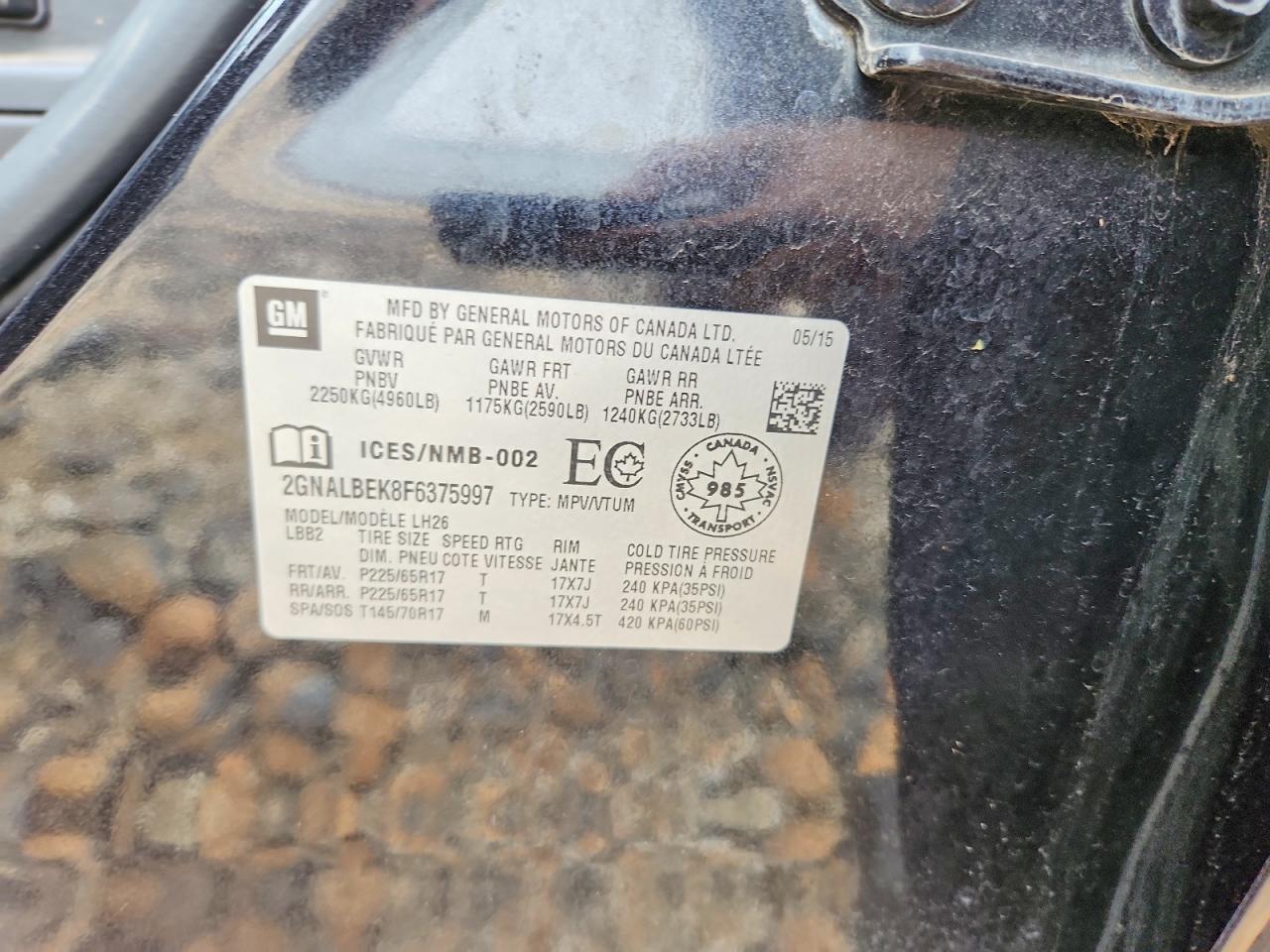 Chevrolet Equinox Lt