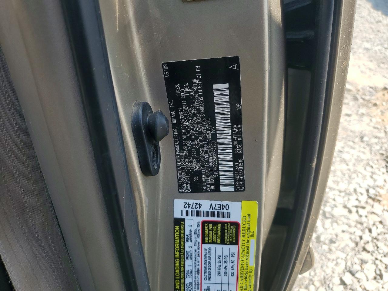 Toyota Sienna Xle
