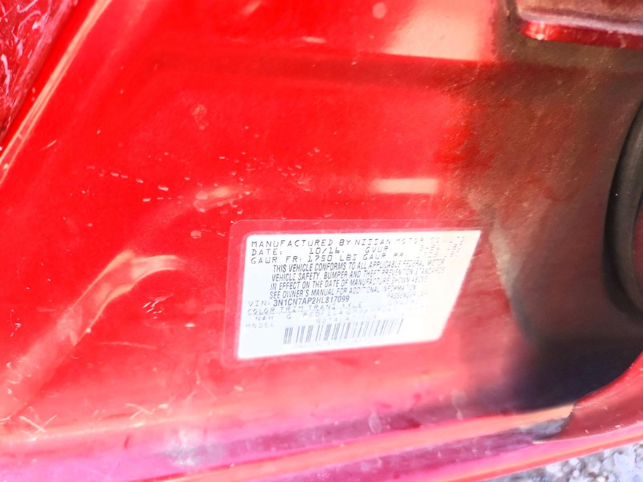 Nissan Versa 1.6 S Plus