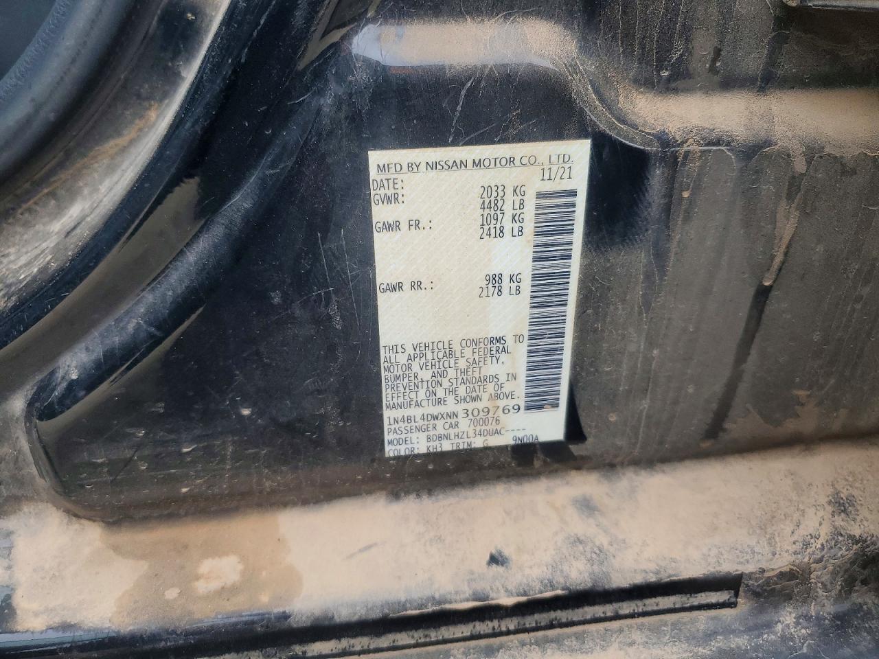Nissan Altima Sv