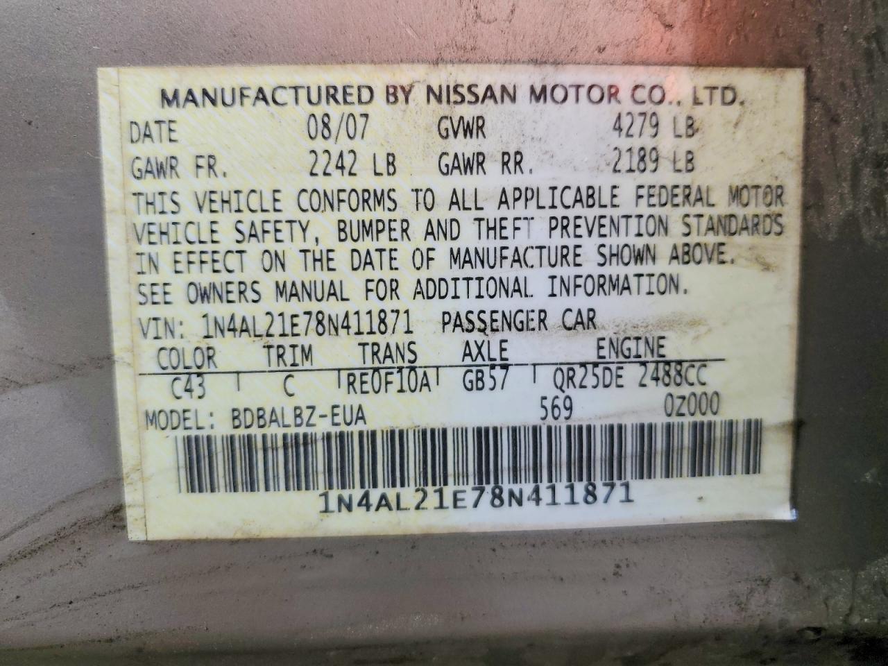 Nissan Altima 2.5