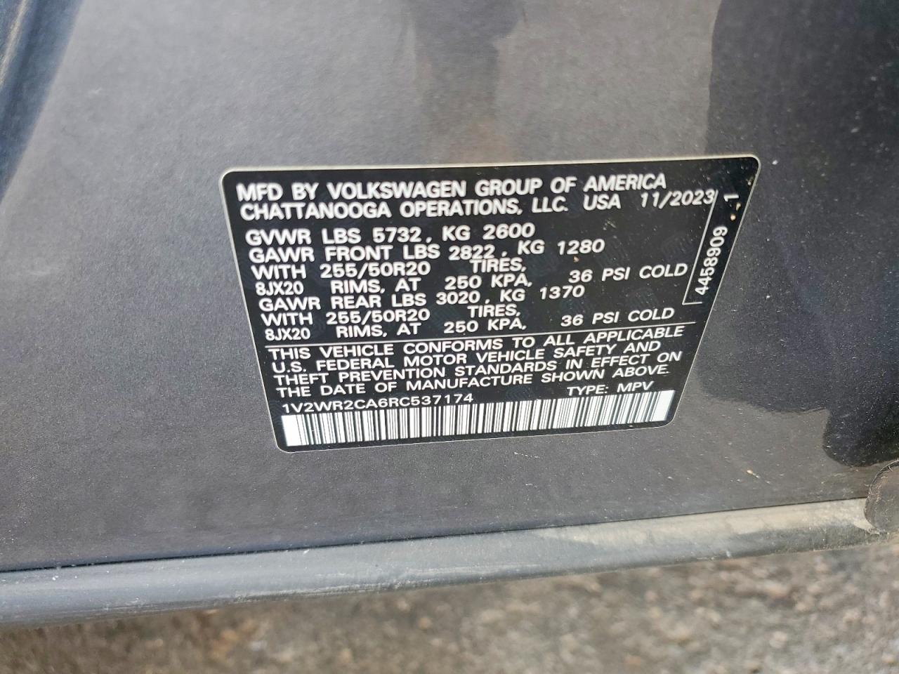 Volkswagen Atlas Se