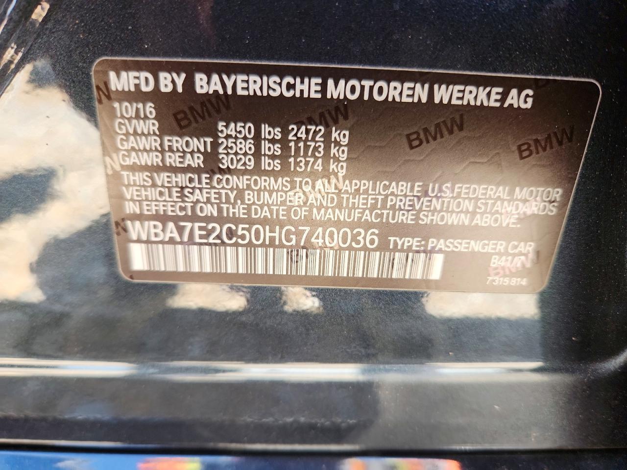 BMW 7 Series I