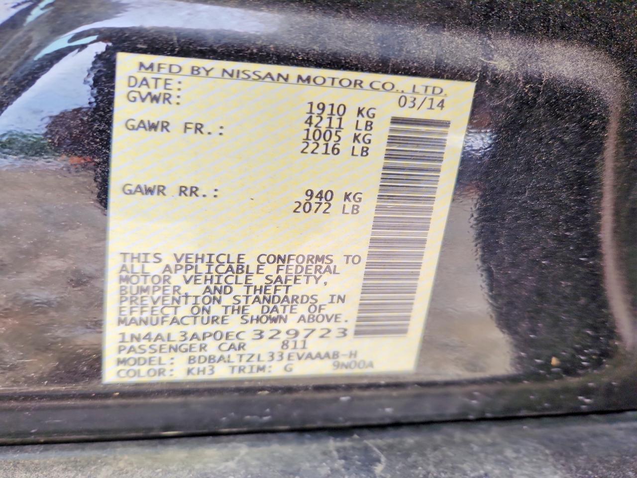 Nissan Altima 2.5 Sv