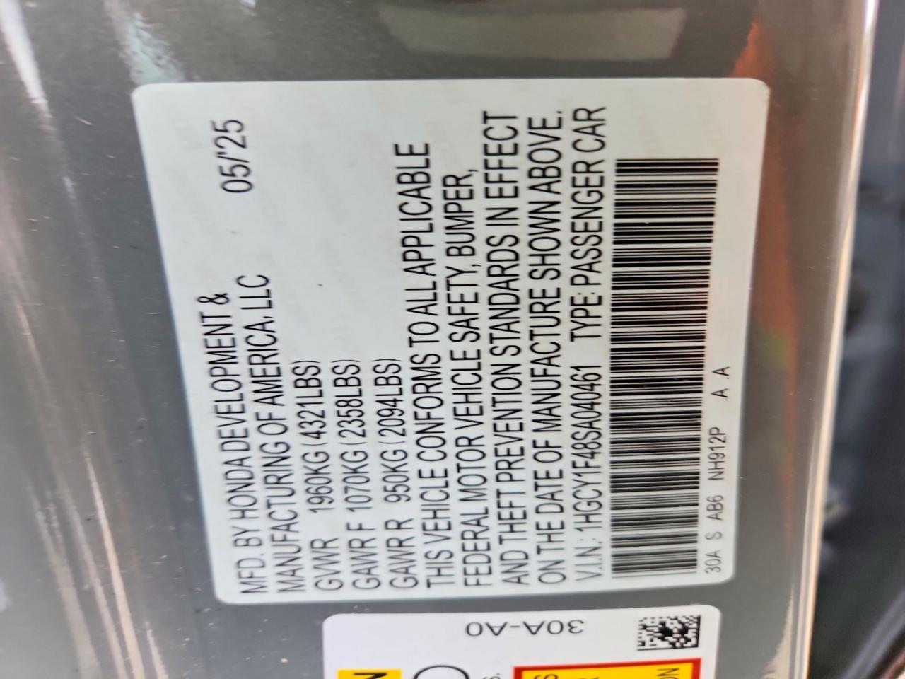 Honda Accord Se