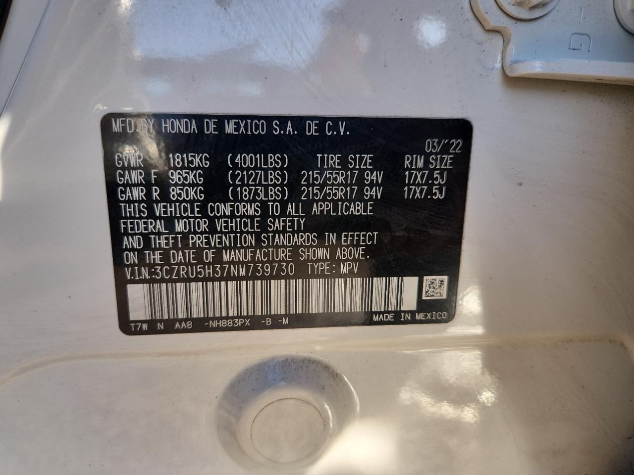 Honda HR-V Lx