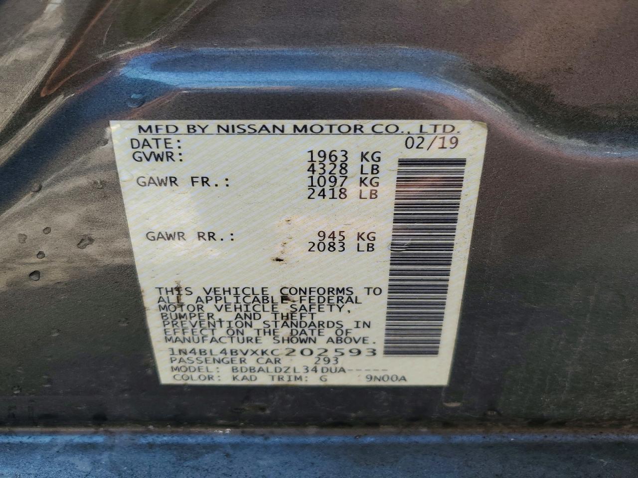Nissan Altima S