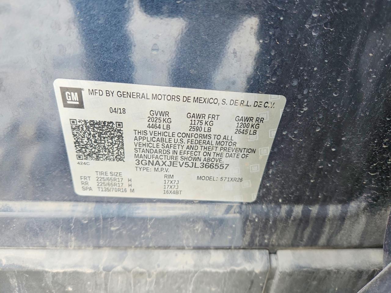 Chevrolet Equinox Lt