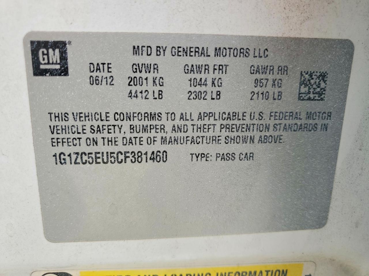 Chevrolet Malibu 1lt