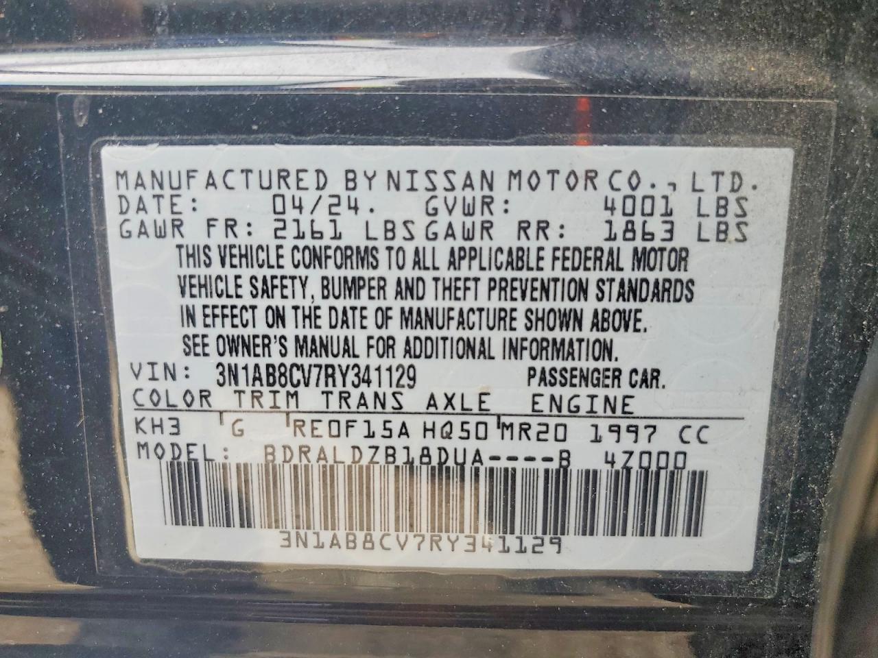 Nissan Sentra Sv
