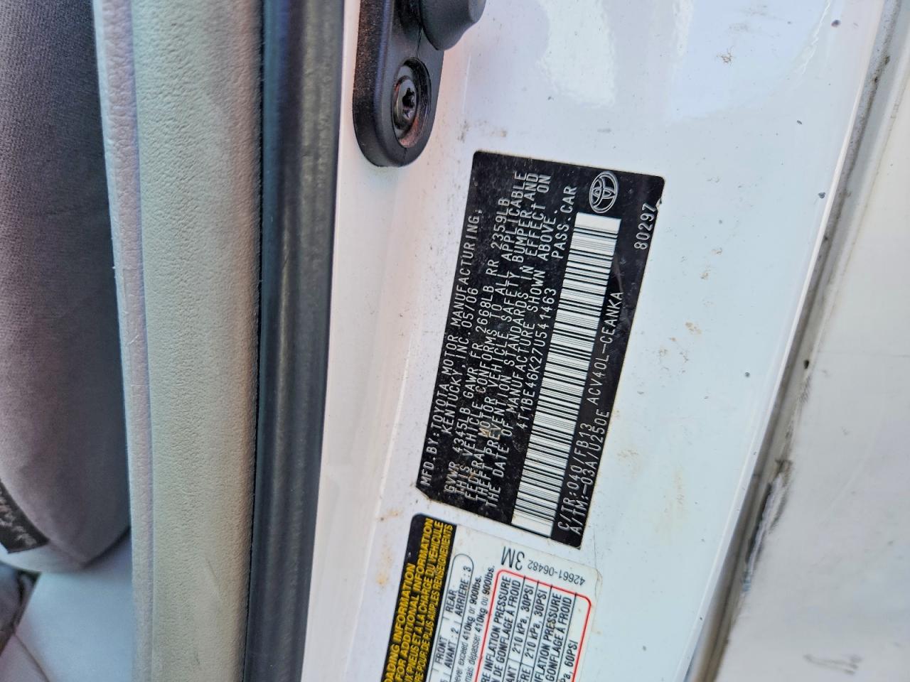 Toyota Camry Le
