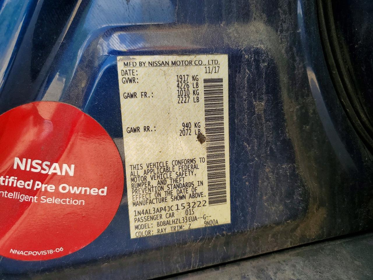Nissan Altima 2.5 Sr