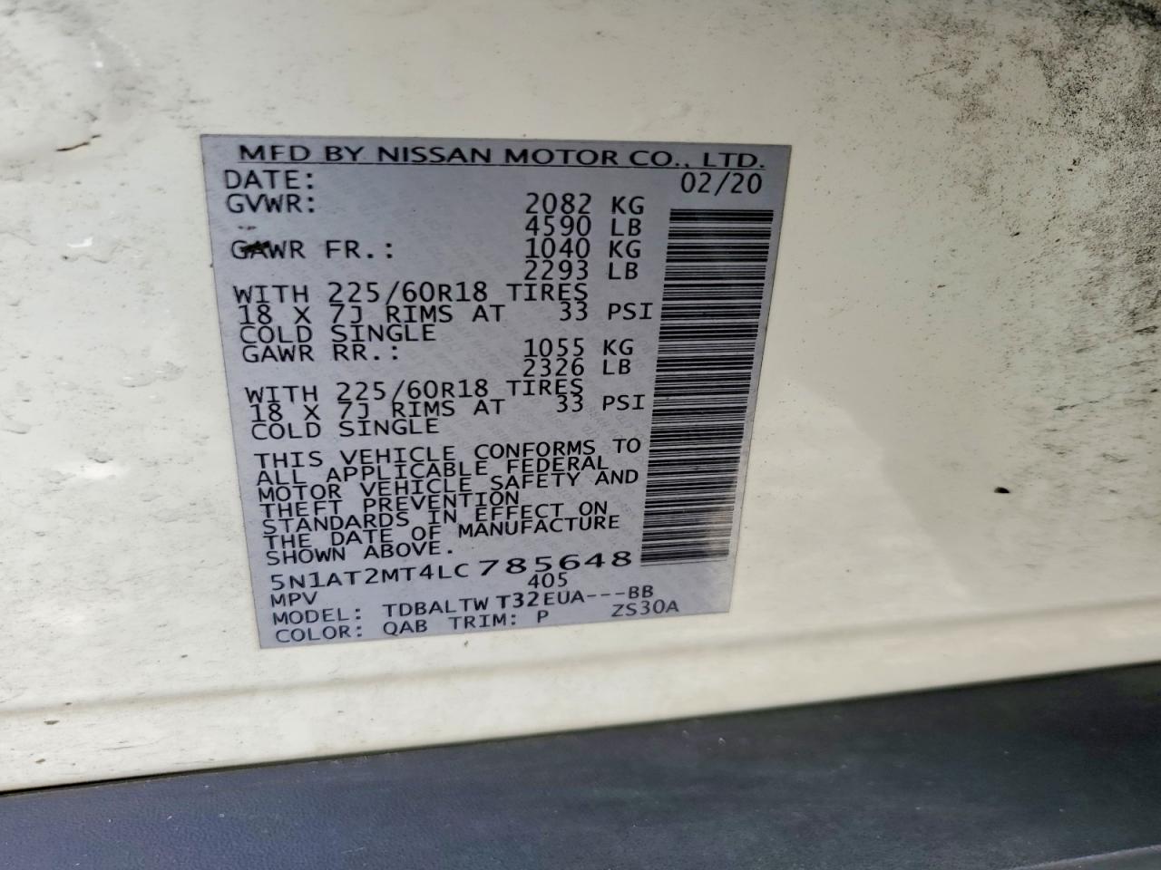 Nissan Rogue Sv