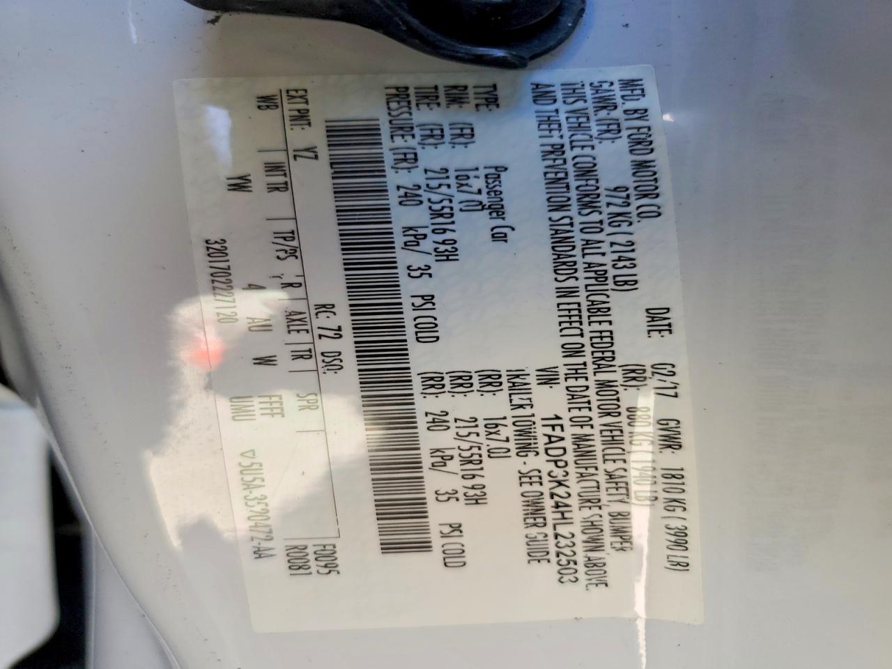 Ford Focus Se