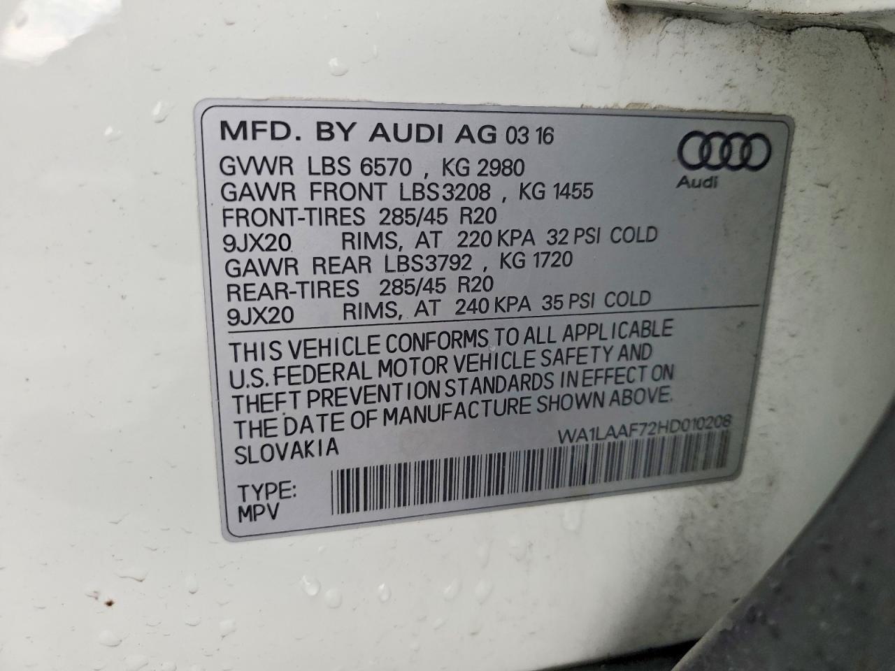 Audi Q7 Premium Plus