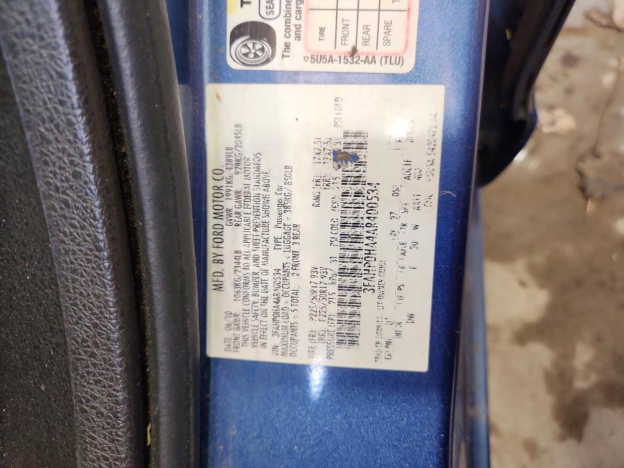 Ford Fusion Se