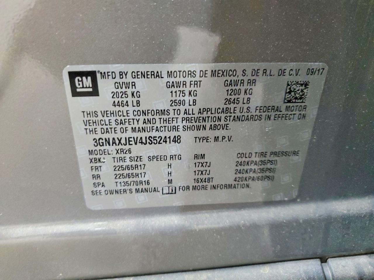 Chevrolet Equinox Lt