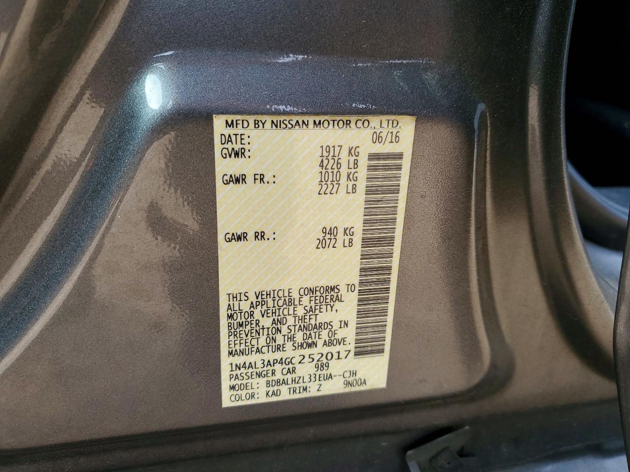 Nissan Altima 2.5 Sr