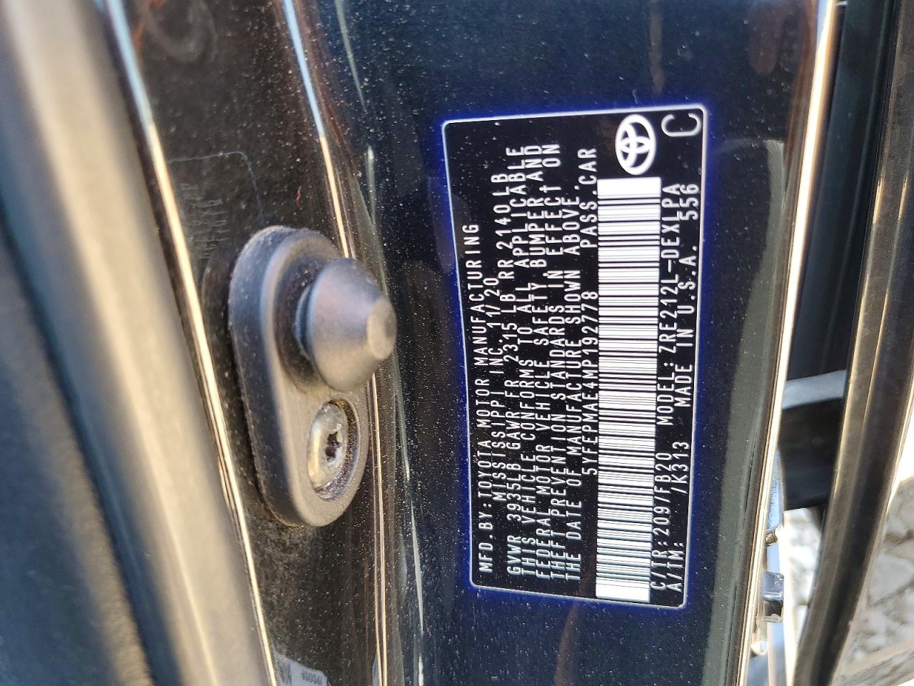 Toyota Corolla Le