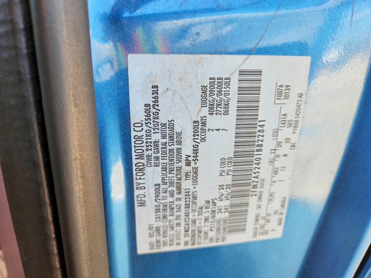 Ford Windstar Se