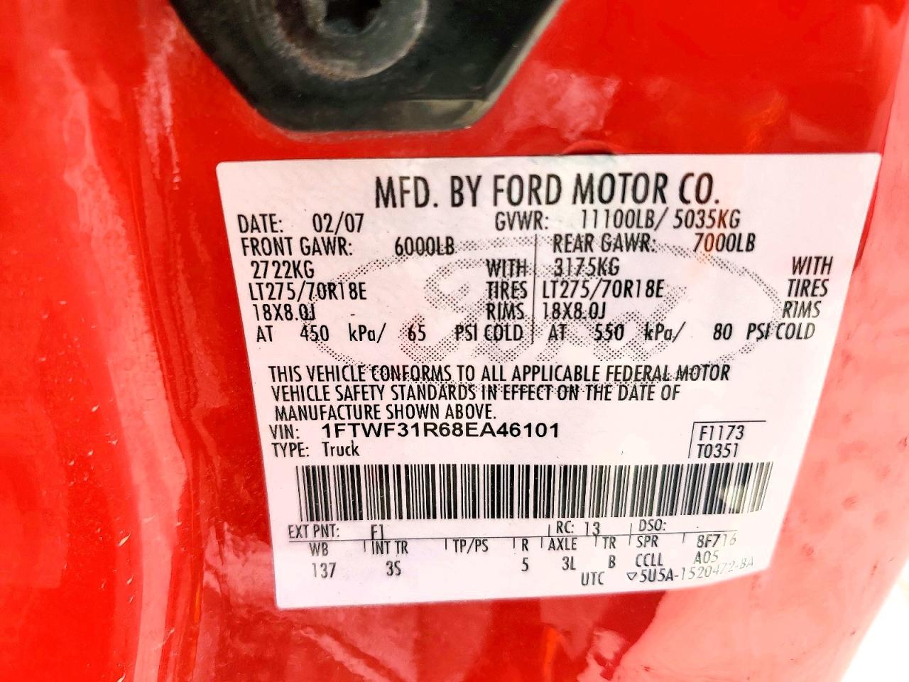 Ford F-350 Srw Super Duty