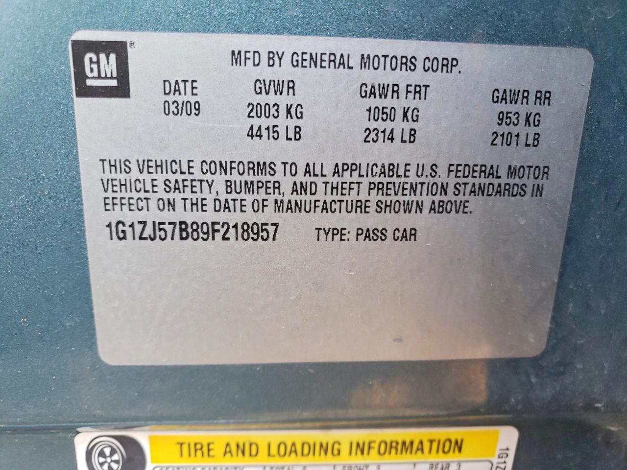 Chevrolet Malibu 2lt