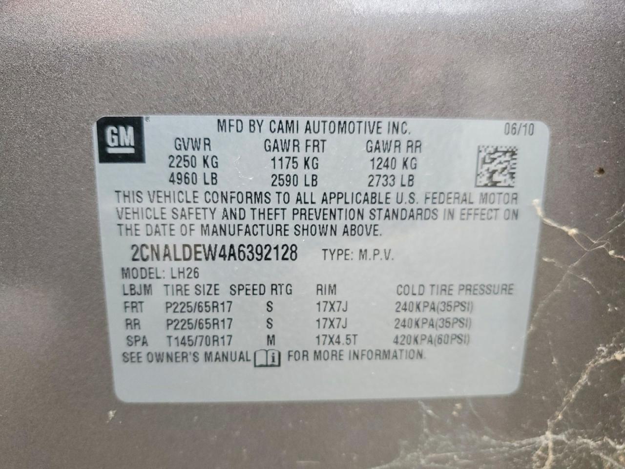Chevrolet Equinox Lt