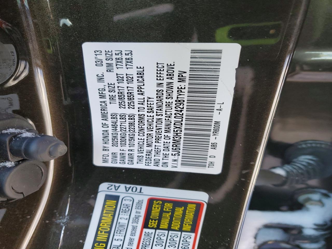 Honda Crv Ex