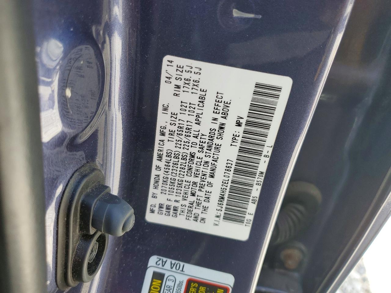 Honda Crv Ex