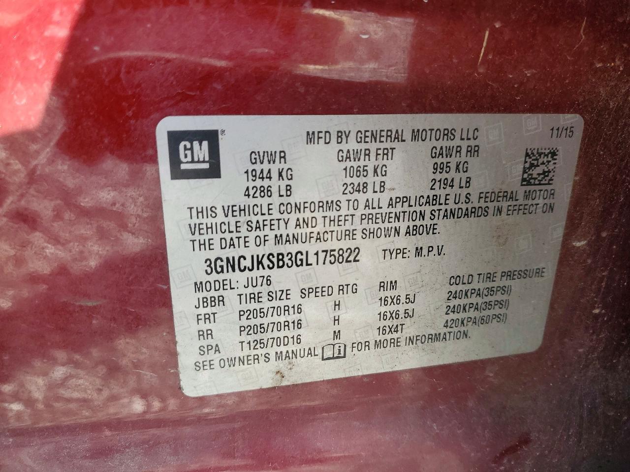 Chevrolet Trax Ls