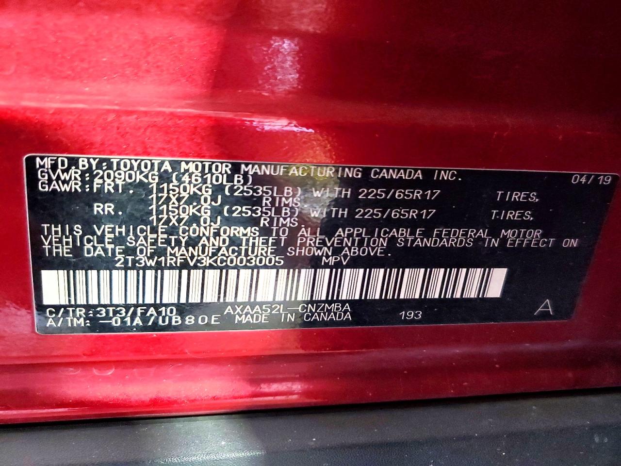 Toyota RAV4 Xle