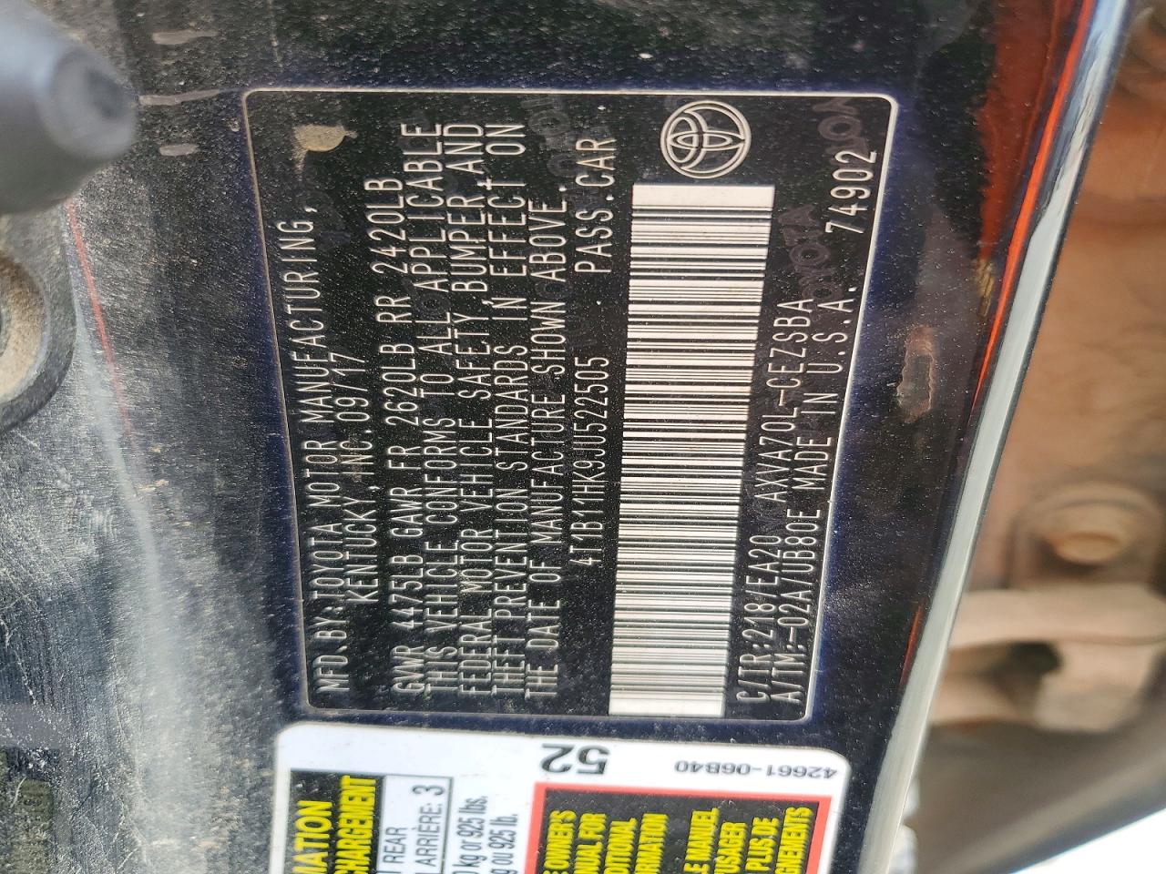 Toyota Camry L