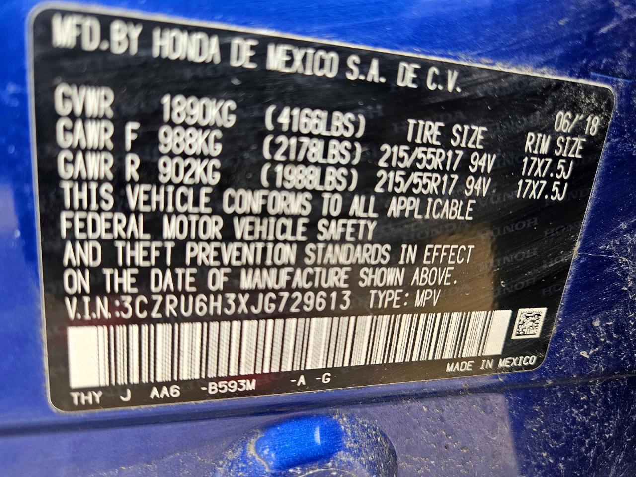 Honda HR-V Lx