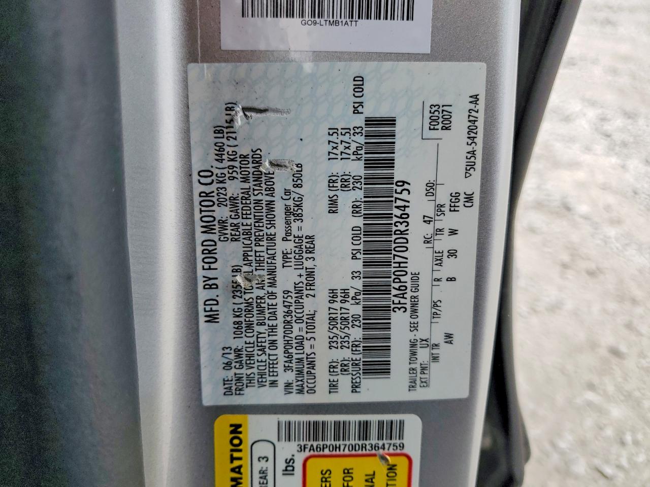 Ford Fusion Se