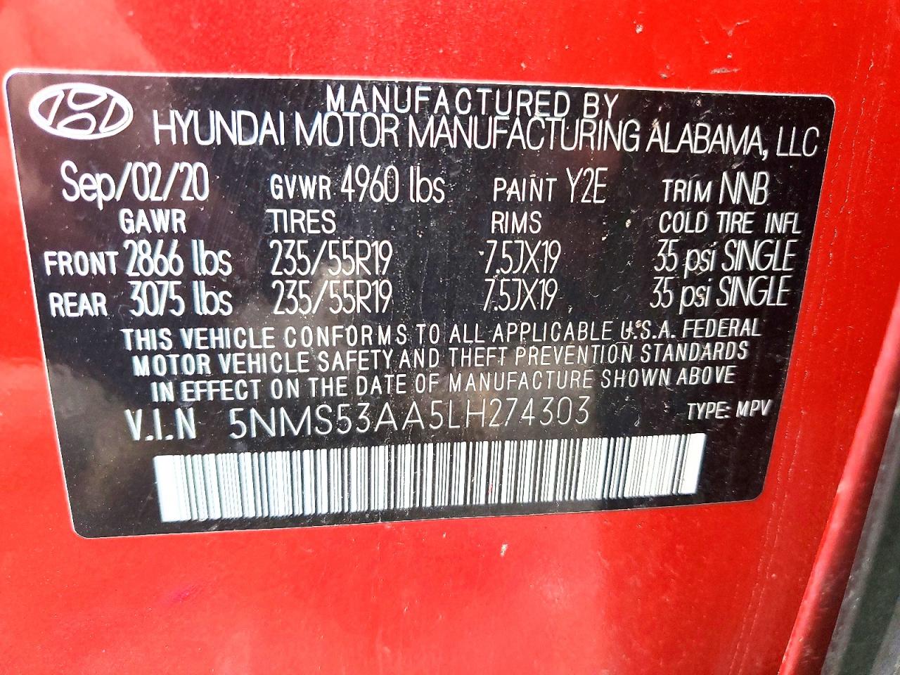 Hyundai SANTA FE Limited 2.0t