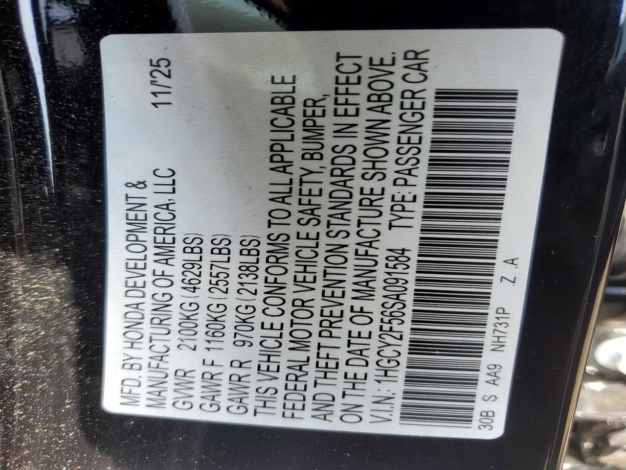 Honda Accord Hybrid Sport
